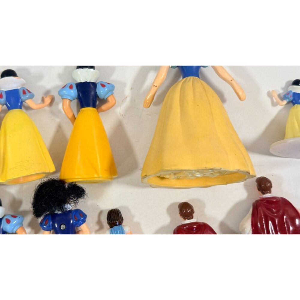 Vintage Snow White Wicked Evil Witch Prince 1990s PVC Figurines Toy Lot - Picture 15 of 16